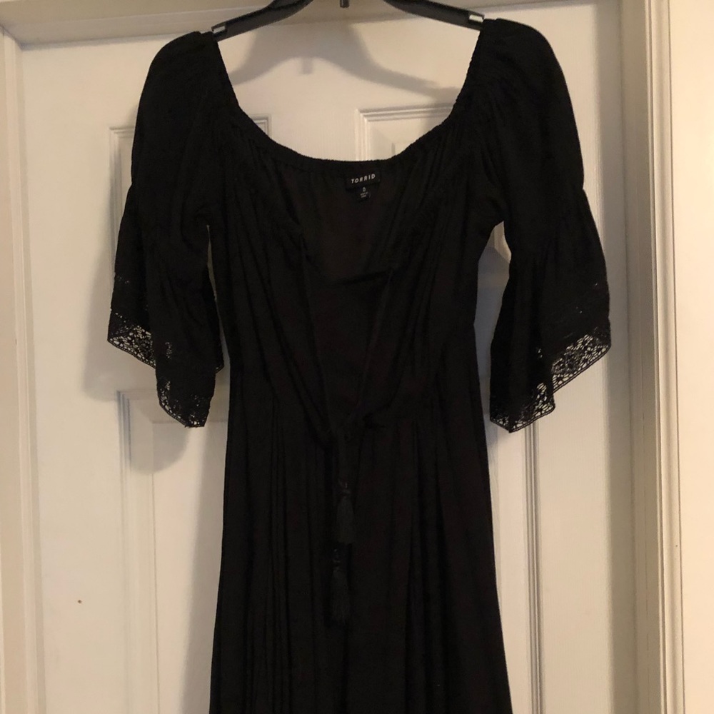 Torrid Cold Shoulder Skater Dress